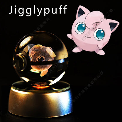 Pokemon 3D Crystal Ball Lamp