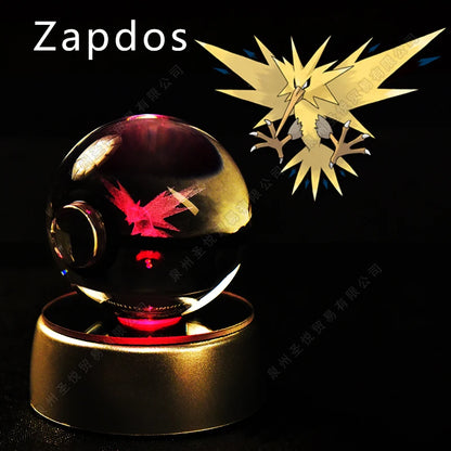 Pokemon 3D Crystal Ball Lamp