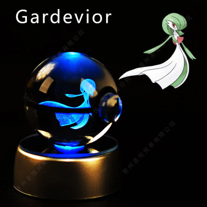 Pokemon 3D Crystal Ball Lamp
