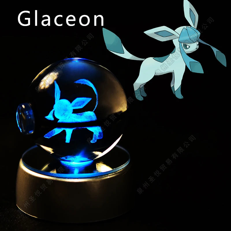 Pokemon 3D Crystal Ball Lamp