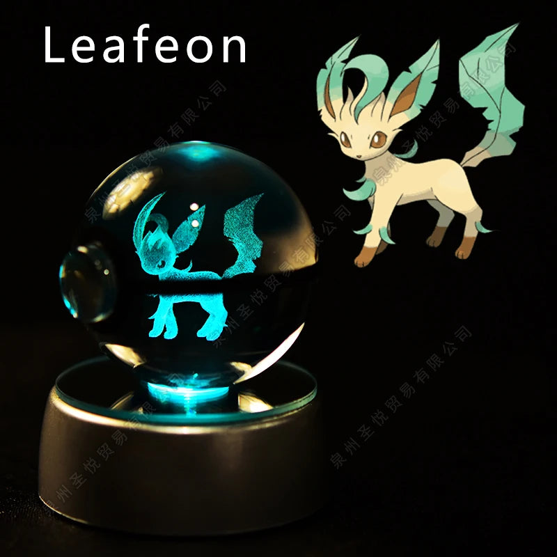 Pokemon 3D Crystal Ball Lamp