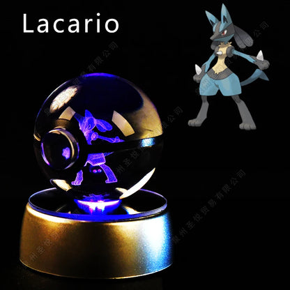 Pokemon 3D Crystal Ball Lamp