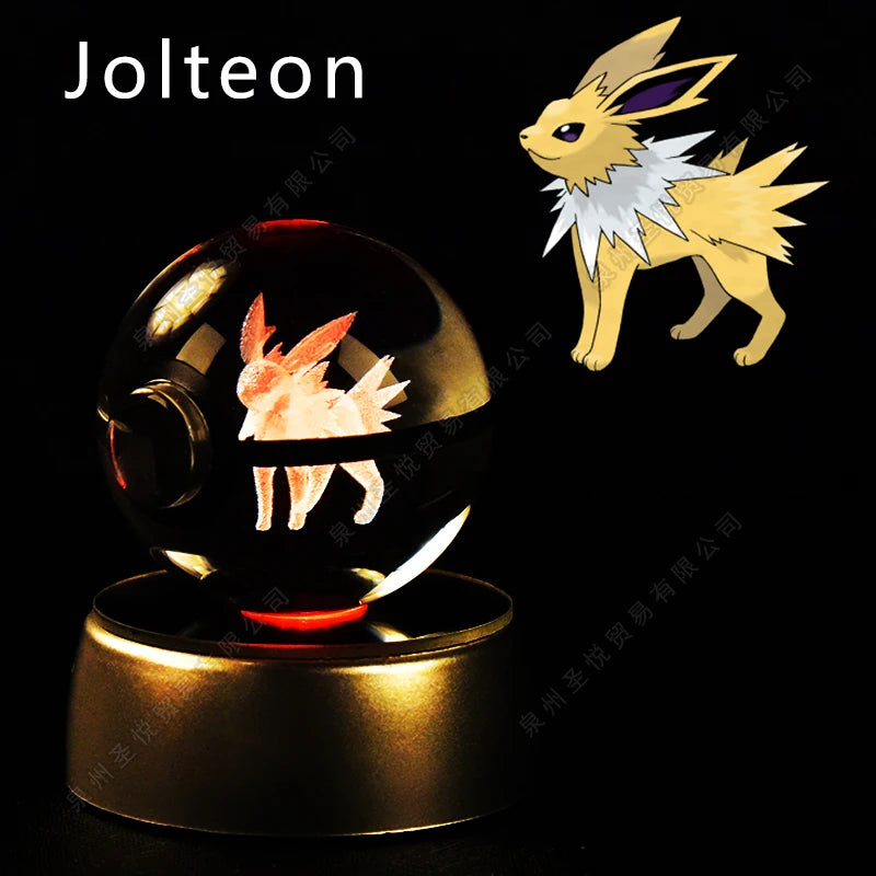 Pokemon 3D Crystal Ball Lamp